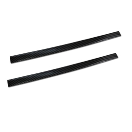 Universele Instaplijsten - Zwart carbon folie - 2-Delig - 50 x 3 cm