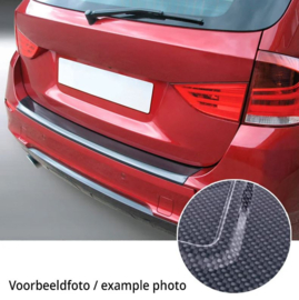 ABS Achterbumper beschermlijst passend voor BMW iX3 (G08) 'M' Sport & 'M' 2022- Carbon Look