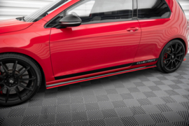 Maxton Design ZIJKANTEN DIFFUSERS VW GOLF Mk7 GTI CLUBSPORT Red