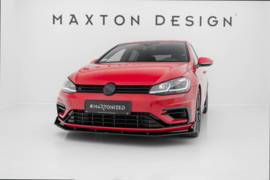 Maxton Design Racing Duurzaamheid Frontsplitter V.2 Volkswagen Golf R / R-Line Mk7 Facelift