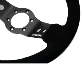 Simoni Racing Universeel Sportstuur Rally - Zwart Suède - Diameter 320mm