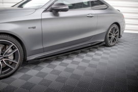 Maxton Design Street Pro Sideskirts Diffusers + Flaps Mercedes-AMG C43 Coupé C205 Facelift