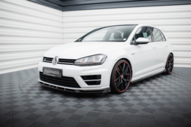 Maxton Design Frontsplitter V.5 + kleppen Volkswagen Golf R / R-Line Mk7