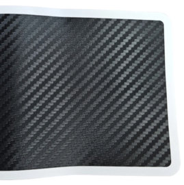 MAX6 Pasklare Achterbumperbeschermfolie passend voor Audi Q5 (8R) S-Line 2008-2016 - Carbon-look