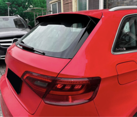 AutoStyle Set achterruit side-spoilers passend voor Audi A3 (8V) Sportback S-Line 2012-2020 (ABS Glanzend zwart)