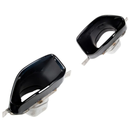 Oneway Set pasklare uitlaatsierstukken passend voor BMW 3-Serie G20/G21 M-Pack 2018-2022 - Zwart RVS