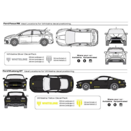 Whiteline Whiteline Sticker Kit 10-Delig Geel