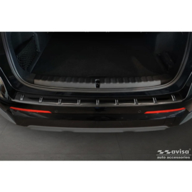Avisa RVS Achterbumperprotector STRONG EDITION passend voor BMW X1 U11 / X1 U11 xLine 2022- - Zwart
