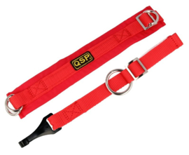 QSP veiligheids armband - met SFI keur - Rood