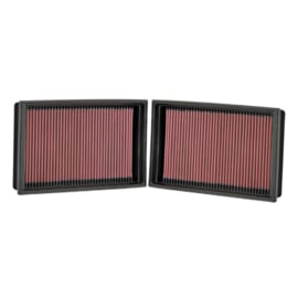 K&N vervangingsfilter passend voor BMW 750/760 USA 2007-2008 (2 stuks) (33-2410)