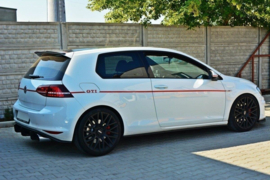 Maxton Design VW GOLF MK7 GTI ACHTERDIFFUSER & ACHTERZIJDE SPLITTERS