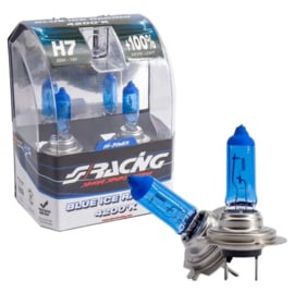 Simoni Racing Halogeen Lampen 'Blue Ice Racing' H7 (4200K) 12V/55W, set à 2 stuks ECE-R37