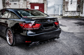 Maxton Design Achtersplitter (met verticale stangen) Leuxs LS Mk4 Facelift
