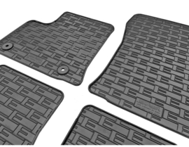 CIKCAR Rubber matten passend voor Jeep Avenger (Electric) 2023- & Fiat 600e 2023- & Alfa Romeo Junior (Electric) 2024- (4-delig + montagesysteem)