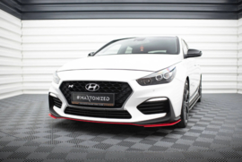 Maxton Design Frontsplitters geschikt voor Hyundai I30 N Mk3 Hatchback / Fastback