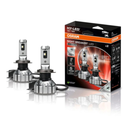 Osram Night Breaker LED-lampen SMART - H7 - 12V/16W - set van 2 stuks
