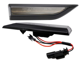 Set LED Zijknipperlichten passend voor Volkswagen Caddy IV 2015-2020 - Rookgrijs- incl. Dynamic Running Light