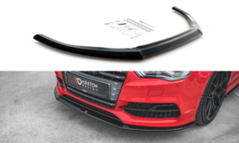 Maxton Design FRONT SPLITTER V.1 AUDI S3 / A3 S-LINE 8V SEDAN / CABRIO Gloss Black