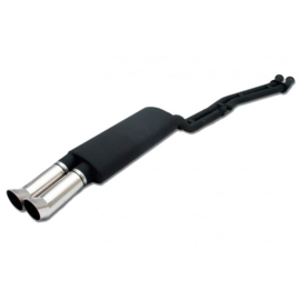 Sportuitlaat passend voor BMW E36 6-Cilinder Sedan/Touring/Cabrio/Coupe 320i 110kW/323i 125kW 1995-1998 2x 80mm DTM