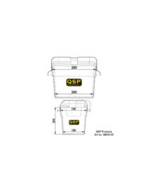QSP polypropyleen accubak