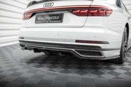 Maxton Design Achtersplitter (met verticale spijlen) Audi A8 S-Line D5