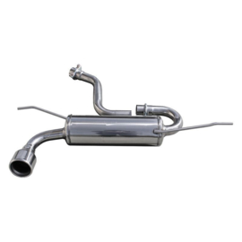 100% RVS Sportuitlaat passend voor Volkswagen Golf V 1.9 TDi (105pk) 2004- 102mm