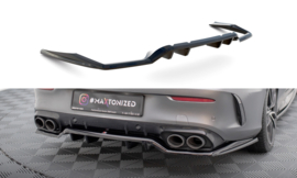 Maxton Design Achtersplitter (met verticale spijlen) Mercedes-AMG C43 Coupé C205 Facelift