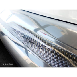 RVS Achterbumperprotector 'Deluxe' passend voor BMW X5 G05 M-Pakket 2018- 'Performance' excl. M-Competition Zilver/Zilver Carbon