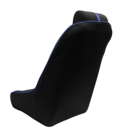Sportstoel 'Classic RS' - Zwart/Blauw - Vaste rugleuning + Geïntegreerde hoofdsteun - incl. sledes