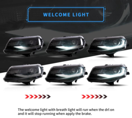 VLAND LED-koplampen voor Chevrolet [chevy] Camaro 2016-2018