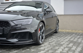 Maxton Design SIDESKIRTS DIFFUSERS AUDI RS3 8V FL SPORTBACK Gloss Black