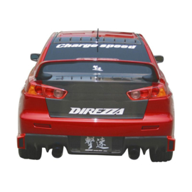 Chargespeed Achterbumperskirt (Diffuser) passend voor Mitsubishi Lancer Evo X CZ4A HalfType Carbon