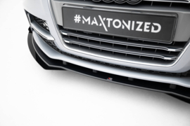 Maxton Design Street Pro Frontsplitter + Flaps Audi TT S / TT S-Line 8J Facelift