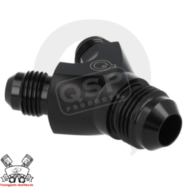 Alu Y adapter 3x male D06 - Black