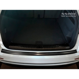 Zwart RVS Achterbumperprotector passend voor Audi Q8 2018-