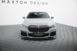 Maxton Design Prepreg Carbon Fiber Front Splitter + ABS Splitter BMW 7 M-Pack G11 Facelift
