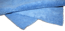 Microvezeldoek Polish blauw