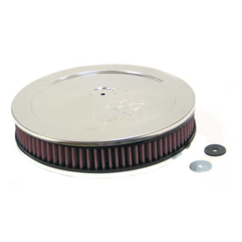 K&N luchtfilter rond - 130mm aansluiting, 279mm diameter, 86mm hoogte (60-1150)