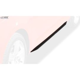 Sideskirts 'Slim' passend voor Skoda Fabia III HB/Kombi (NJ) 2014- (ABS zwart glanzend)