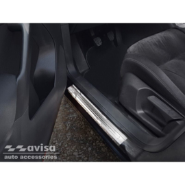Zilver RVS Instaplijsten passend voor Volkswagen Tiguan I 2007-2016 'Exclusive' - 4-delig