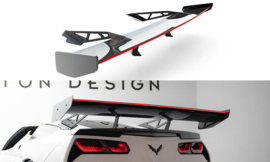 Maxton Design Carbon Spoiler Met Bovenste Zwaan Montage + LED Chevrolet Corvette Stingray / Grand Sport C7