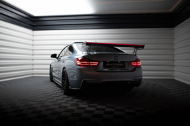Maxton Design Carbon Spoiler Met Externe Beugels Staanders + LED BMW 4 F32 / 4 F32 M-Pack Coupé