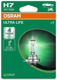 Osram Ultra Life Halogeen lamp - H7 - 12V/55W - per stuk