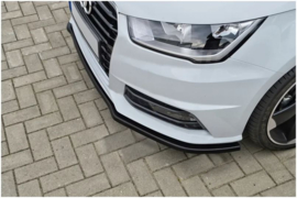 Bumper Lip ABS Audi A1 (8X) + Sportback Vanaf Bj.2014 Getextureerd (Mat Zwart) Ingo Noak Tuning