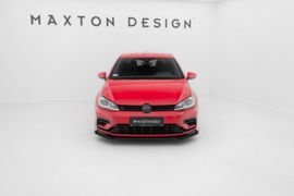 Maxton Design Racing Duurzaamheid Frontsplitter + Flaps Volkswagen Golf R / R-Line Mk7 Facelift