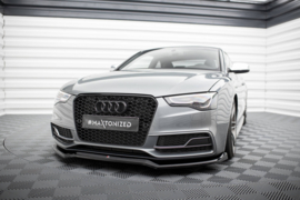 Maxton Design VOORSPLITTER V.4 AUDI S5 / A5 S-LINE COUPÉ / SPORTBACK 8T FACELIFT Gloss Black