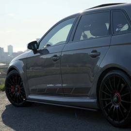 Oneway Complete bodykit passend voor Audi RS3 8V Sportback 2015-2016 - Glanzend zwart