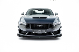 Maxton Design Street Pro Front Splitter + Flaps Ford Mustang Dark Horse Mk7