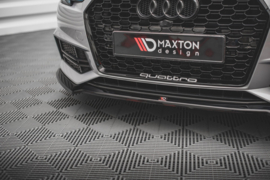 Maxton Design VOORSPLITTER V.4 AUDI S4 / A4 S-LINE B9 Gloss Black