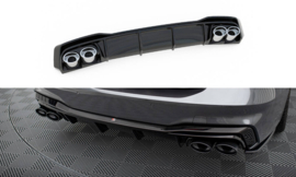 Maxton Design Achterspoiler + Uitlaat Eindstukken Imitatie Audi A7 S-Line C8 / S7 C8 / C8 Facelift / S7 Facelift